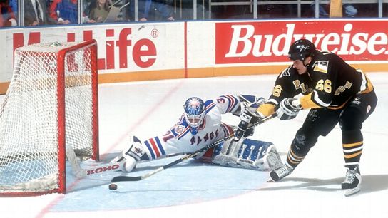 Drive to the Net: The night Mario's five goals made the Garden roar taken at PPG Paints Arena (Drive to the Net)